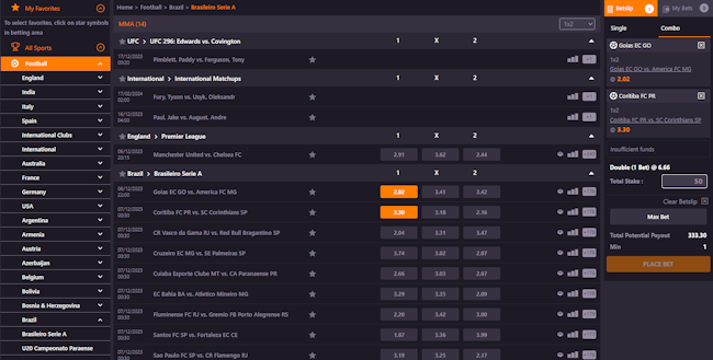 Esportivo bets
